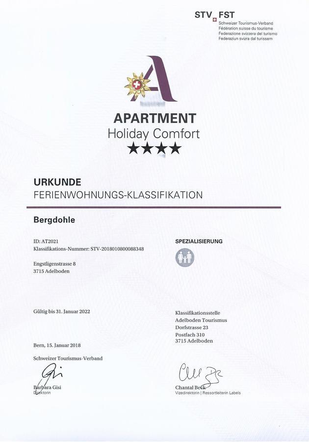 Bergdohle Apartamento Adelboden Exterior foto